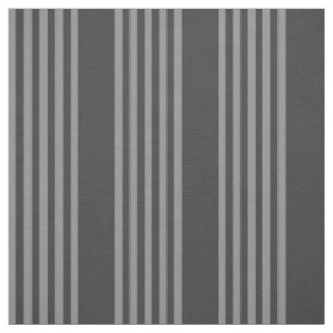 Tissu Gris et charbon de bois cinq bandes motif