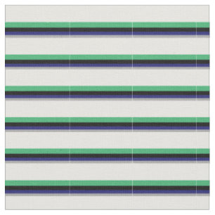Tissu gris foncé, bleu nuit, noir, vert mer et blanc