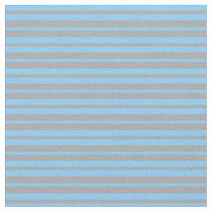Tissu Gris foncé & Ciel clair Lignes de couleur bleu Mot