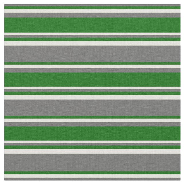 Tissu Gris foncé, vert foncé et lignes jaune clair (Fermer)