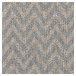 Tissu Gris moderne Chevron rayures