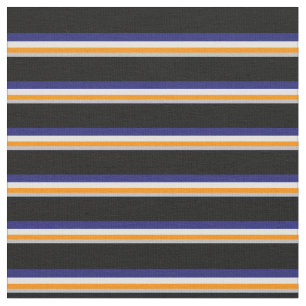 Tissu Gris, Orange, Cyan clair, Bleu de minuit et Noir