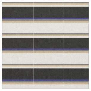 Tissu Gris, Tan, Beige, Noir et Bleu de minuit