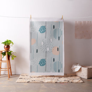 Tissu Gris Tranquille Composition d'art no2