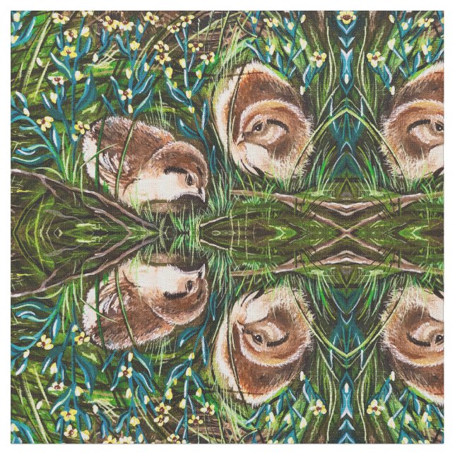 Tissu Grouse Babies (Fermer)