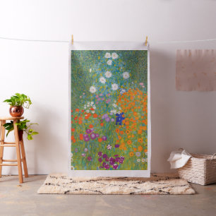 Tissu Gustav Klimt - Jardin des fleurs