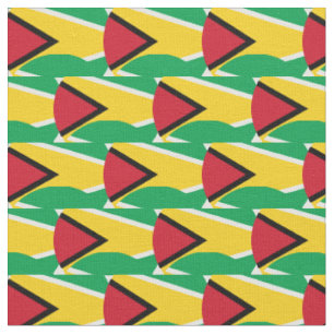 Tissu Guyana Flag & Guyana Trendy Fabric/fashion