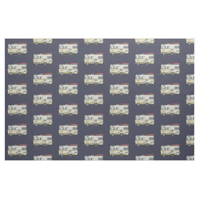 Tissu Habillement du campeur rv de Winnebago (Fat Quarter)