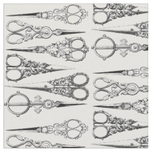 Tissu Hairstyliste Vintage moderne Scissors Cute Salon