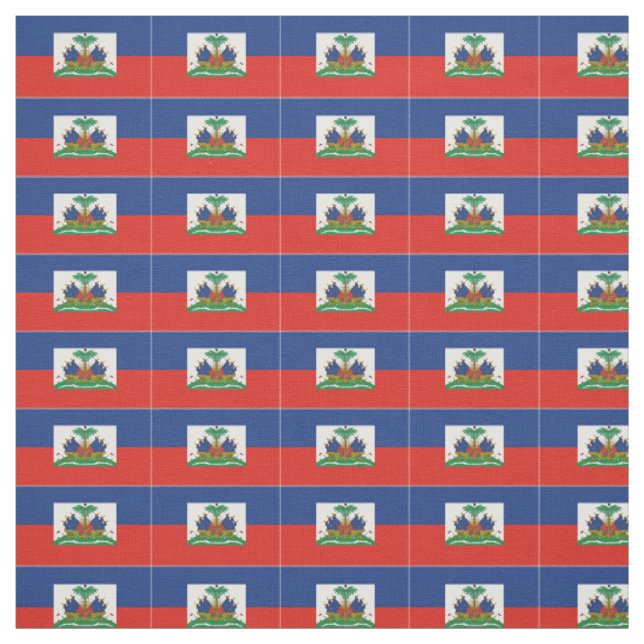Tissu haïtien de drapeau (Échantillon)