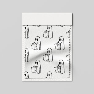 Tissu Halloween, Blancs Fantômes, Tricoter Ou Traiter, B
