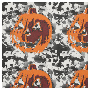 Tissu Halloween Citrouille - grunstyle + vos idées