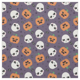 Tissu Halloween Kawaii Motif