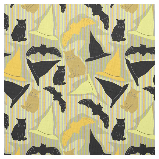 Tissu Halloween Witchy (Échantillon)