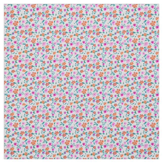 Tissu Hand Drawn Tiny Floral Pattern (Échantillon)