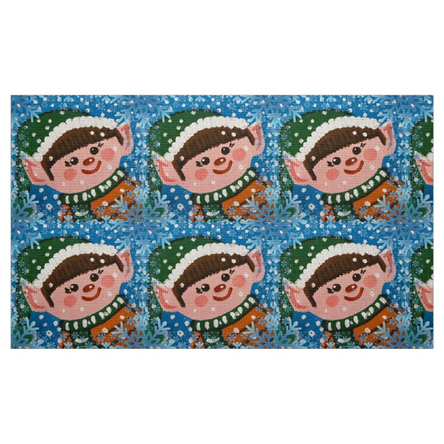 Tissu Happy Boy Elf 2 (Fat Quarter)