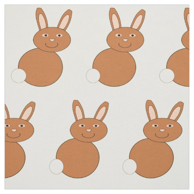 Tissu Happy Easter Bunny Craft Fabric (Échantillon)
