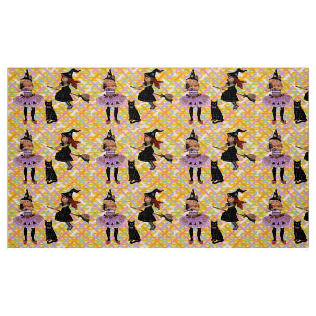 Tissu Happy Halloween Fabric (Fat Quarter)