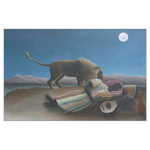 Tissu Henri Rousseau - Les Tziganes qui dorment