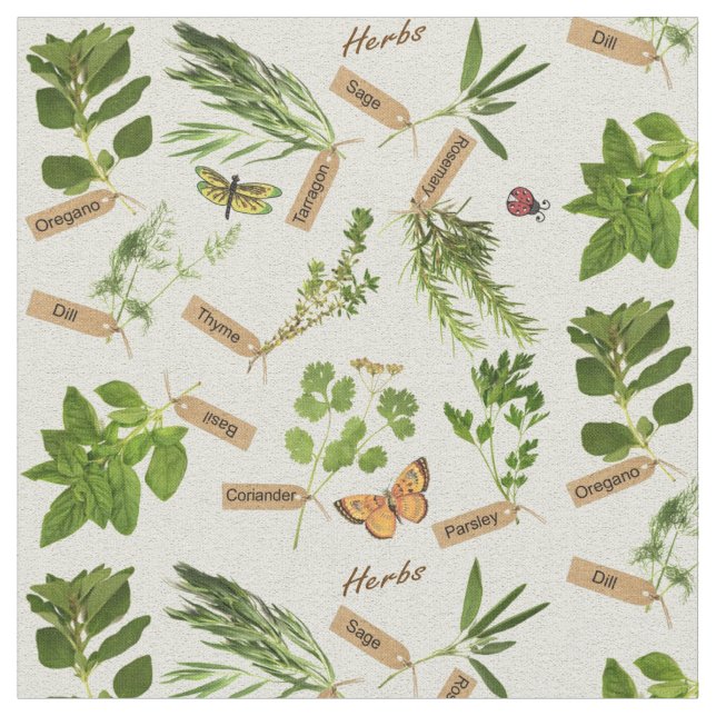 Tissu Herbes (Fermer)