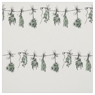 Tissu Herbes du jardin