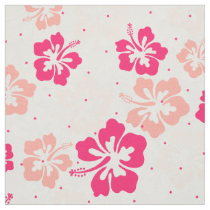Tissu Hibiscus hawaïen tropical