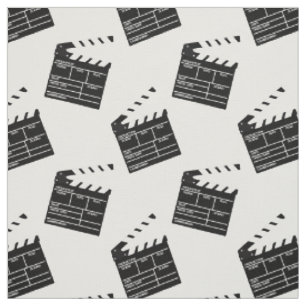 Tissu Hollywood Movie Film réalisateur Fun Clap Board