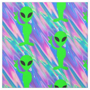 tissu hologramme alien
