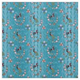 Tissu hongrois folklorique de motif