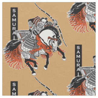 Tissu Horsaire japonais samouraï