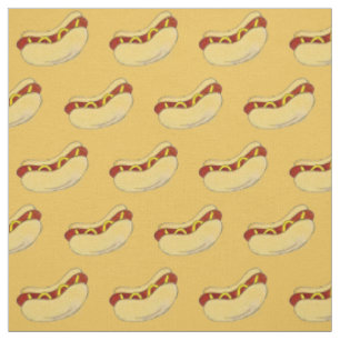 Tissu Hot Dog Frankfurter Mustard Bun Hotdog Restauratio