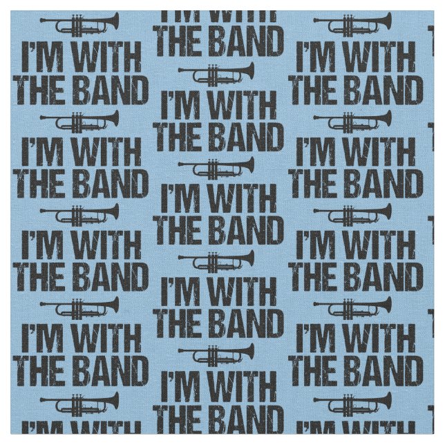 Tissu Humour de Trumpet Player (Fermer)