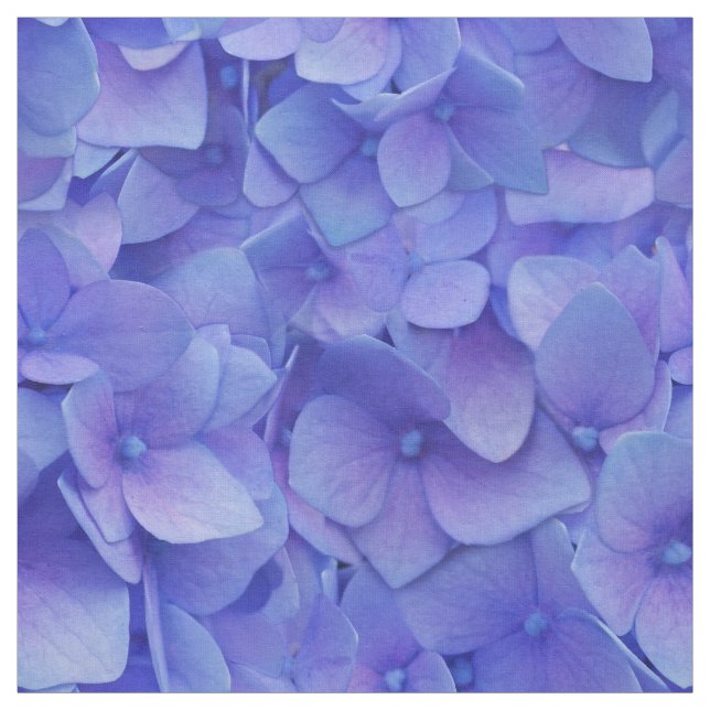 Tissu Hydrangea bleu (Échantillon)