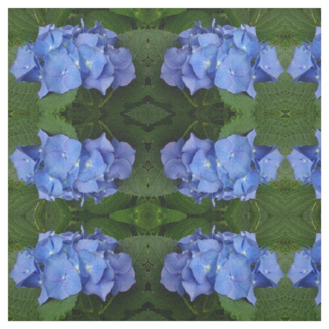 Tissu Hydrangée bleue (Échantillon)
