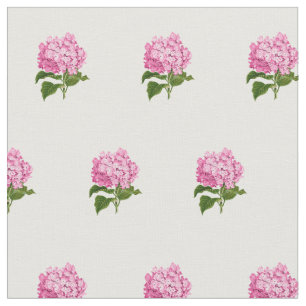 Tissu Hydrangée rose