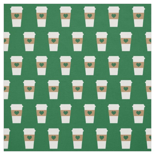 Tissu I Love Coffee Coffee Disposable Cup (Échantillon)