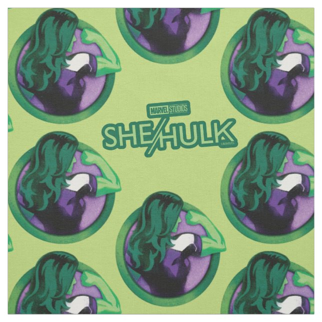 Tissu Icône She-Hulk (Échantillon)