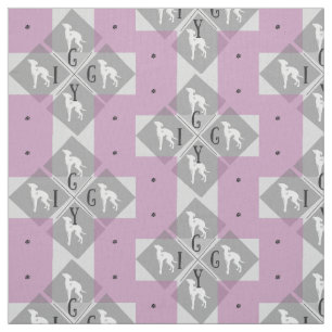 Tissu Iggy de Joann de diamant de chien de lévrie