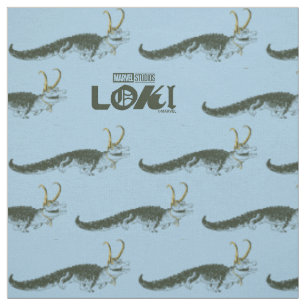 Tissu Illustration Alligator Loki