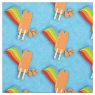 Tissu Illustration de bandes dessinées de glaces et d'ar