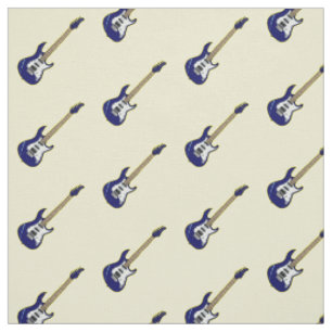 Tissu Illustration de guitare électrique