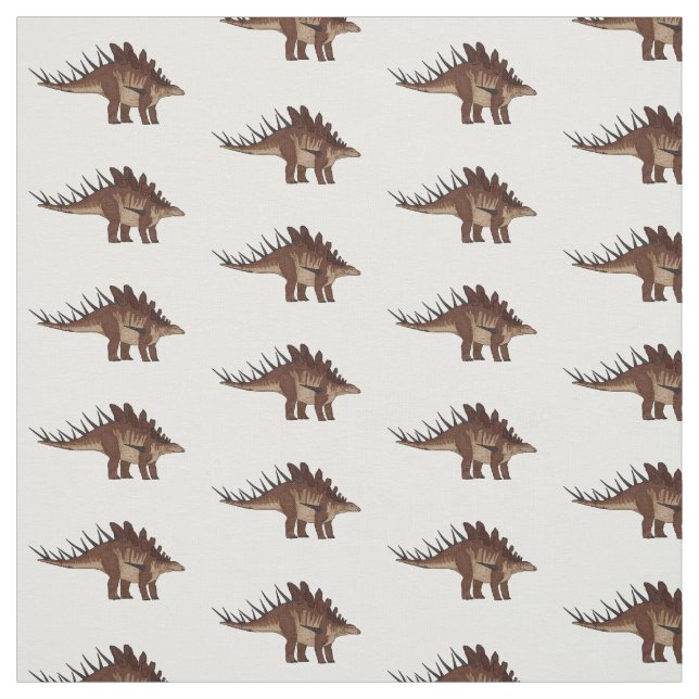 Tissu Illustration de Kentrosaurus (Échantillon)