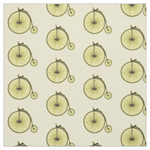 Tissu Illustration de la bande dessinée de vélo à grande