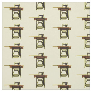 Tissu Illustration de la machine à coudre
