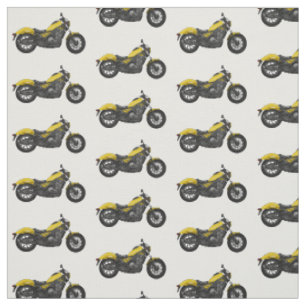 Tissu Illustration de moto Cruiser