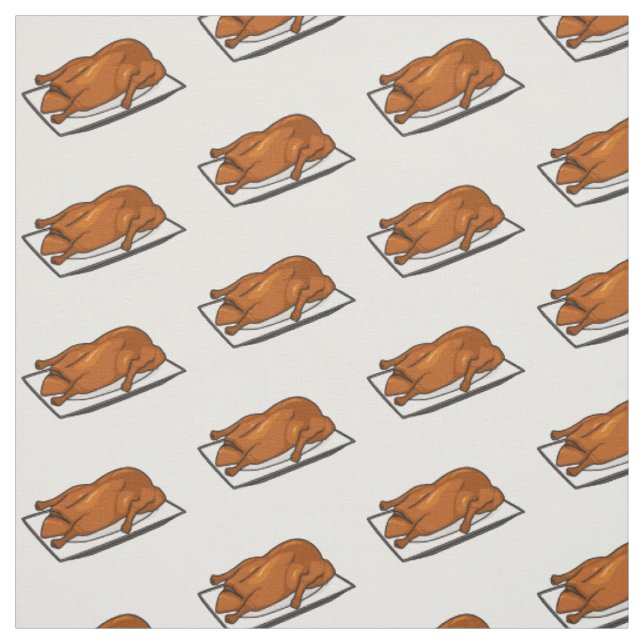 Tissu Illustration de Peking duck (Échantillon)