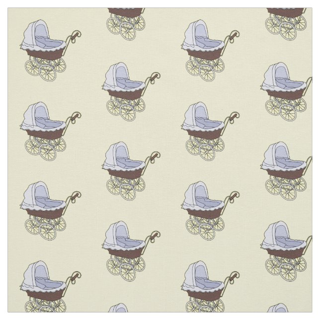 Tissu Illustration de poussette (Échantillon)