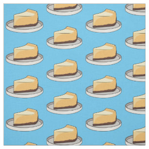 Tissu Illustration du dessin animé Cheesecake