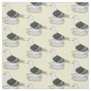 Tissu Illustration du pigeon pigeon du Bouclier de Saxon