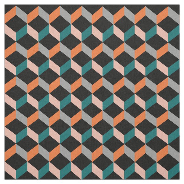 Tissu Impression 3D 3D moderne tendance (Échantillon)